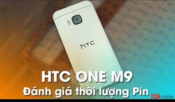 HTC One M9 với thời lượng pin tương đối ổn