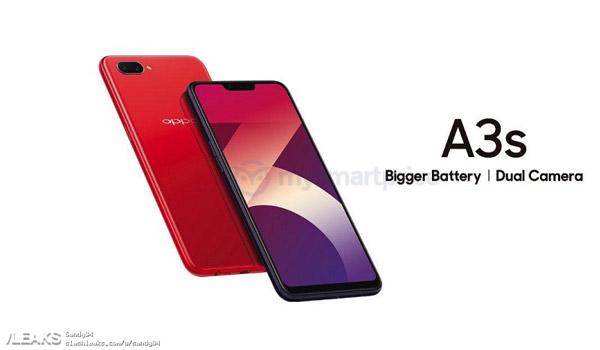 OPPO A3s lộ thông số cấu hình và thiết kế
