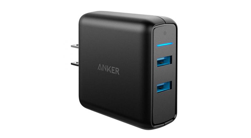 Sạc Anker 2 cổng 39w Quick Charge 3.0