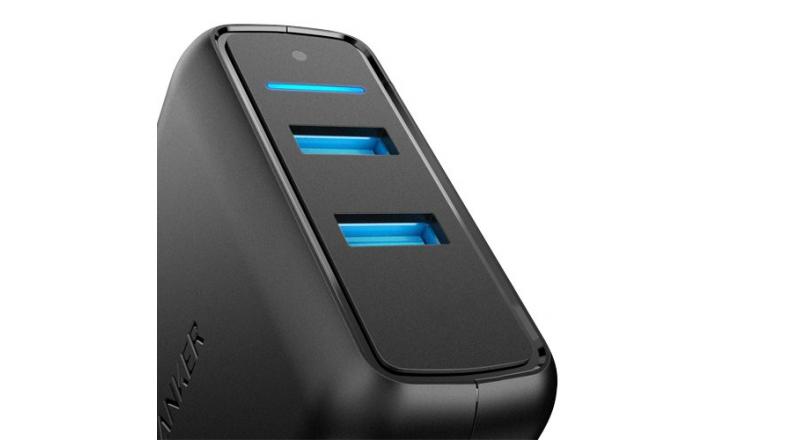 Sạc Anker 2 cổng 39w Quick Charge 3.0
