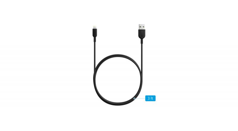 Cáp Anker Powerline+ II Lightning, 3ft