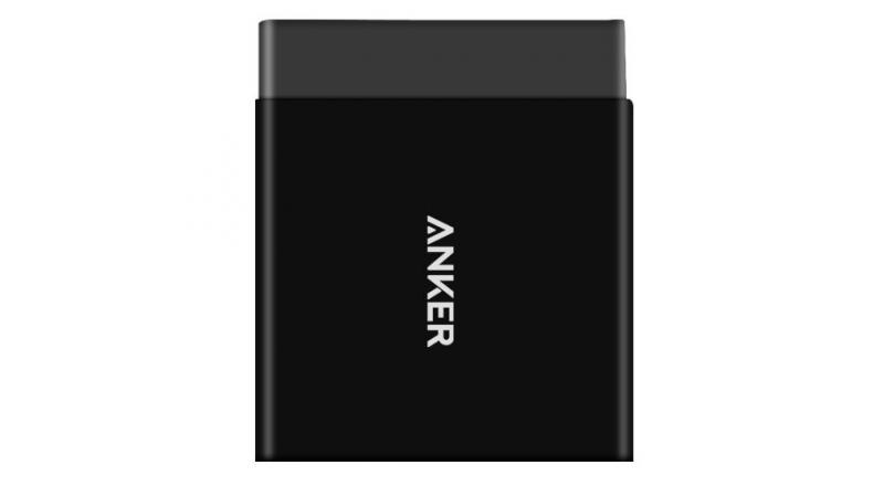 Sạc Anker 2 cổng 12w - [PowerPort 2 Lite, 12w, 2 x IQ port] - Đen