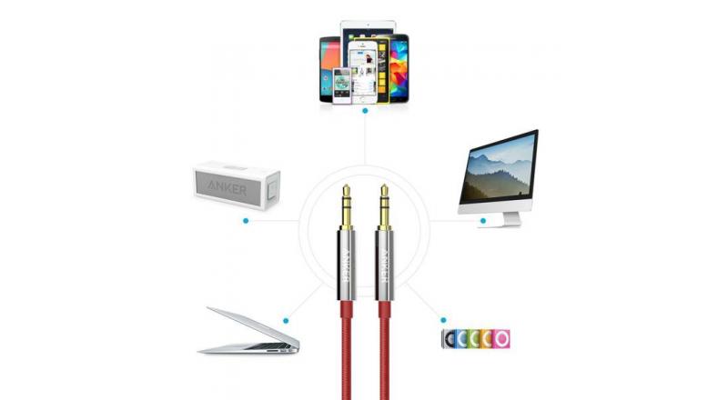 Cáp Âm Thanh Bọc Nylon Anker - 3.5mm - A7113