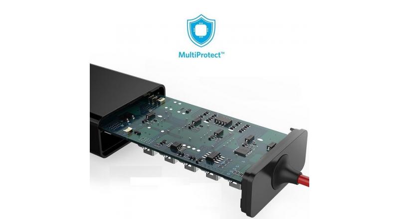 Sạc ô tô Anker 5 cổng, 50w - [PowerDrive 5, 50w] - A2311