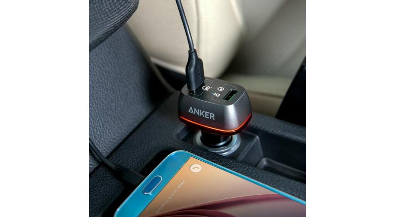 Sạc ô tô Anker 2 cổng, 42w, Quick Charge 3.0 - [PowerDrive+ 2, 42w, QC 3.0] - A2224