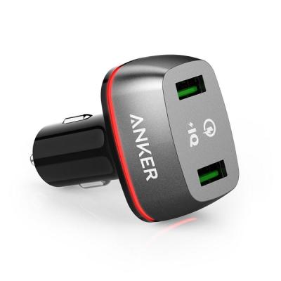 Sạc ô tô Anker 2 cổng, 36w, Quick Charge 2.0 - [PowerDrive+ 2, 36w, QC 2.0] - A2221