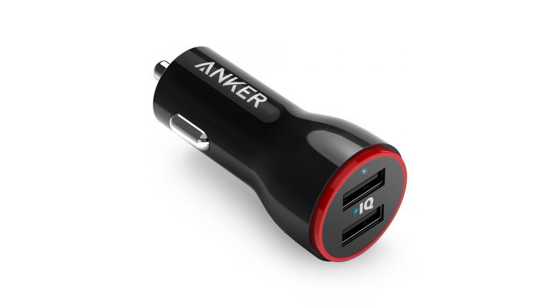 Sạc ô tô Anker 2 cổng, 24w - [PowerDrive 2, 24w] - A2310
