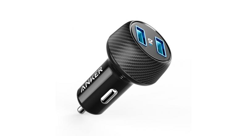 Sạc ô tô Anker 2 cổng, 24w - [PowerDrive 2, 24w] - A2310