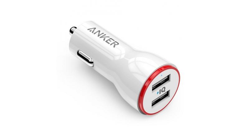 Sạc ô tô Anker 2 cổng, 24w - [PowerDrive 2, 24w] - A2310