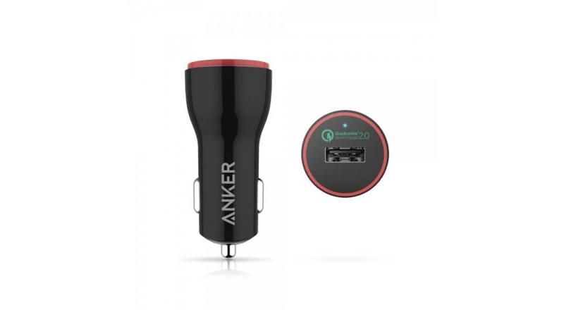 Sạc ô tô Anker 1 cổng, 24w, Quick Charge 2.0 - [PowerDrive+ 1, 24w, QC 2.0] - A2309