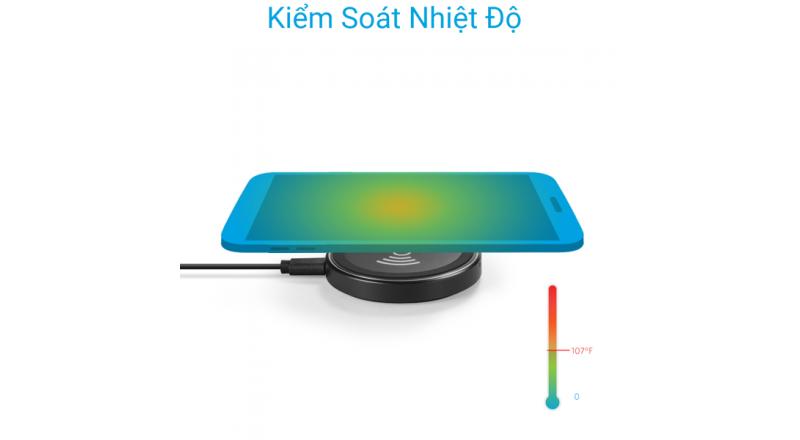 Sạc Không Dây Anker Powerport Qi, 5w kèm Sạc 12w - B2511