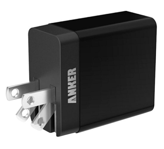 Sạc Anker 2 cổng 12w - [PowerPort 2 Lite, 12w, 2 x IQ port] - Đen