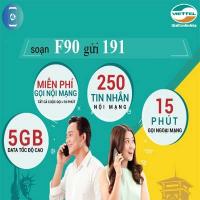 SIM VIETTEL F90 4G Gọi miễn phí nội mạng