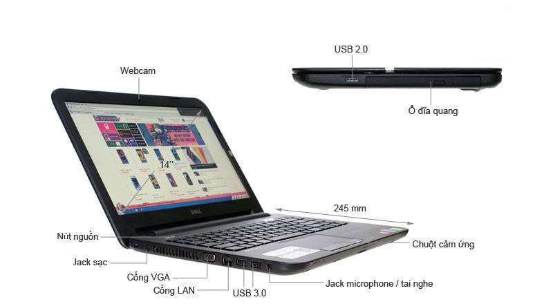 Dell Latitude E3440 I5-4210U/ RAM 4GB/ HDD 500GB/ GT 740M/ 14 INCH HD
