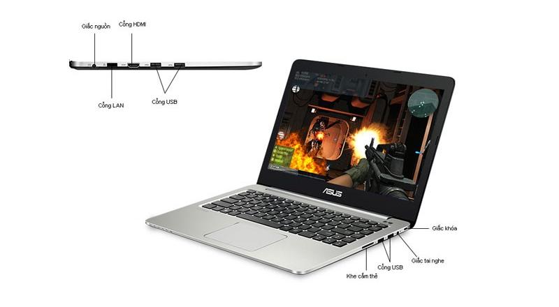 Asus K401LB I5-5200U/ RAM 4GB/ HDD 500GB/ GT 940M/ 14 INCH FHD