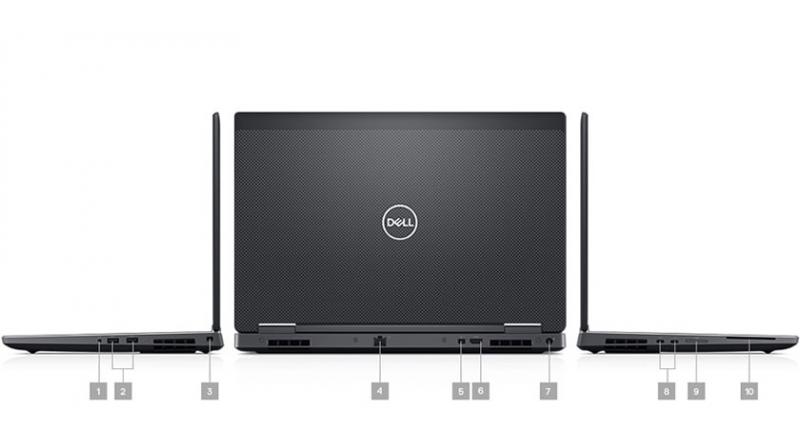 Dell Precision 7530 i7-8750H/ RAM 16GB/ SSD 256GB/ P1000/ 15.6 INCH FHD