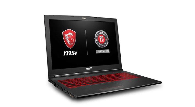 MSI GV62 7RD I7-7700HQ/ RAM 16GB/ HDD 1TB+SSD 128GB/ GTX 1050/ 15.6 INCH FHD